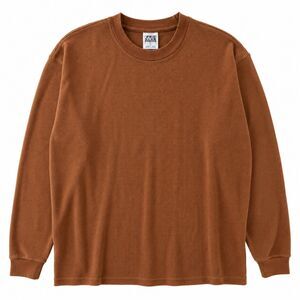 ProClub Pro 5 Men's Long Sleeve Shirt Heavyweight Thermal Waffle Knit Brown XL